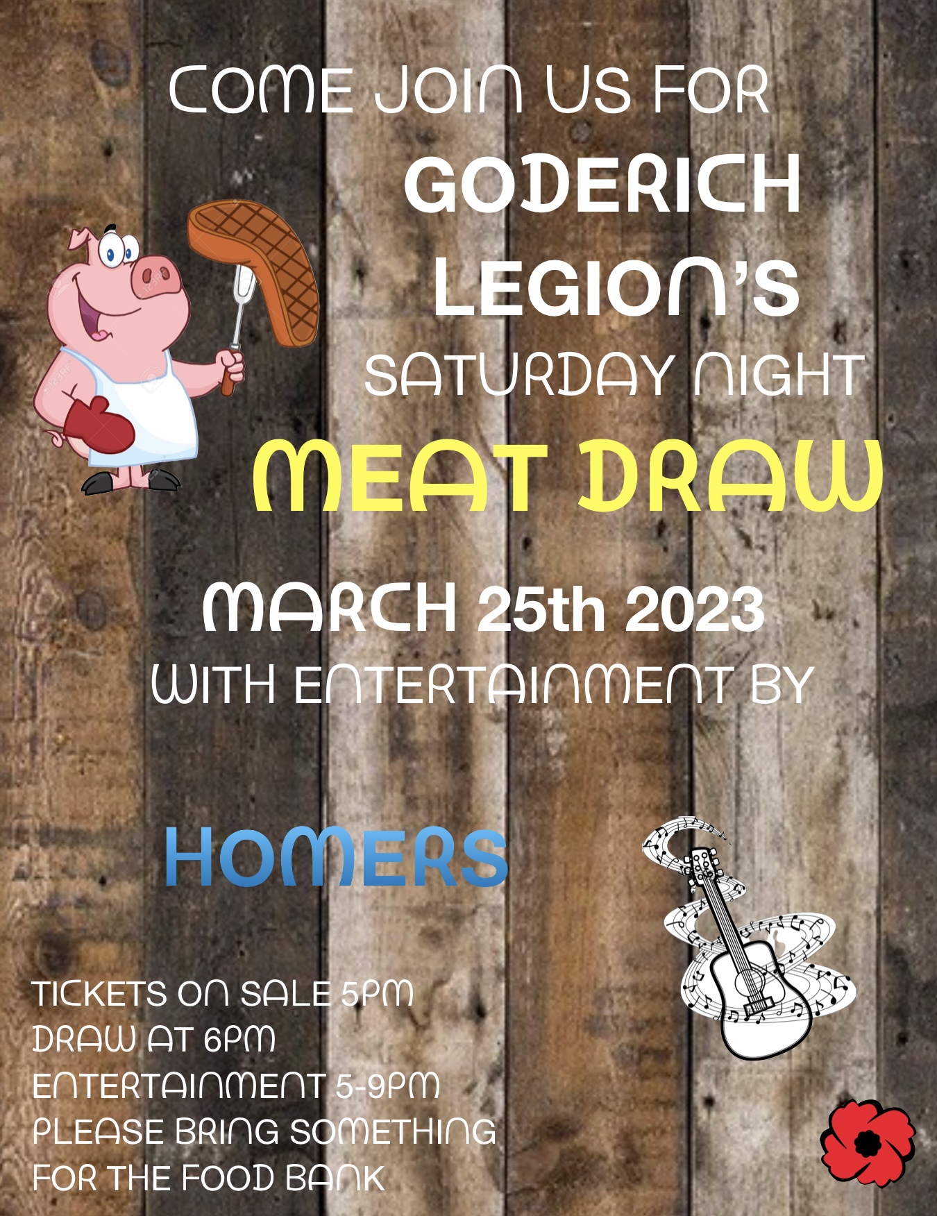 Meat Draw – March 25, 2023