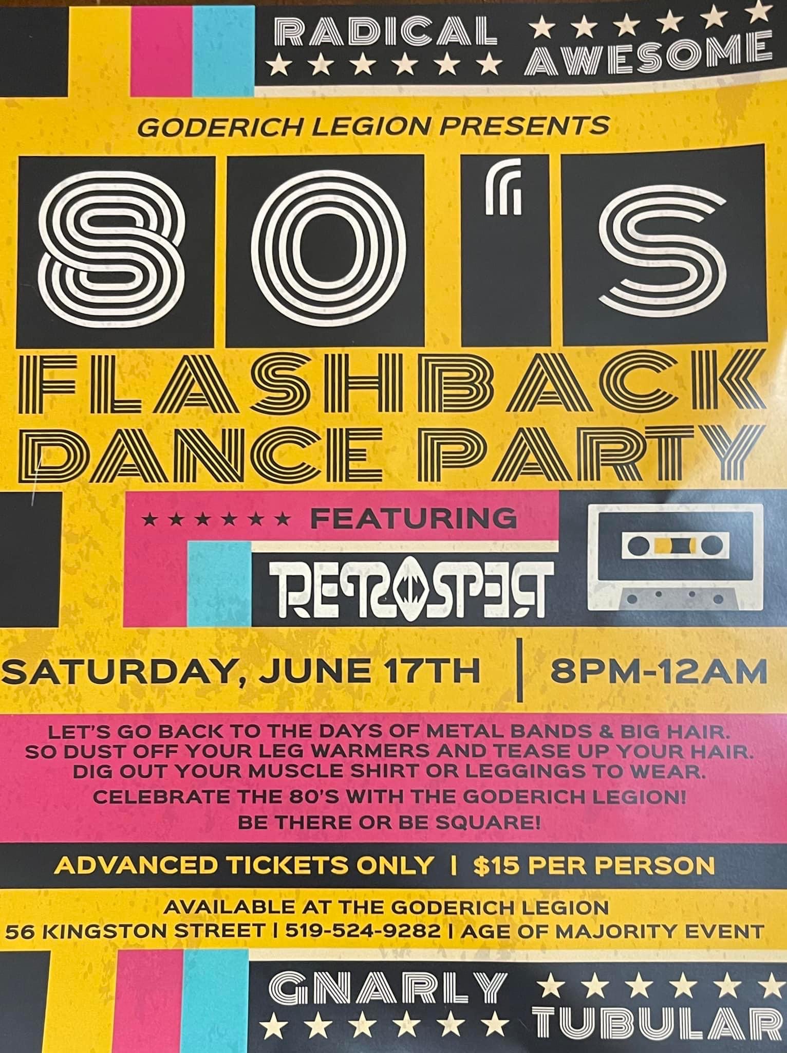 80s Flashback Dance Party – June 17, 2023