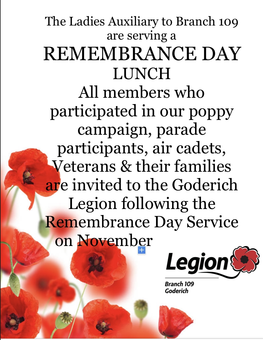 Remembrance Day Luncheon